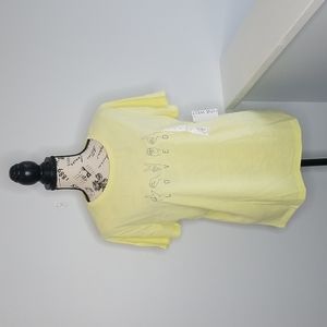 Nine West sign Language LOVE Tee Shirt size large